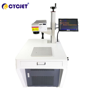 Máquina refrigerar de ar da gravura da máquina UV portátil da codificação e da marcação do laser 3W