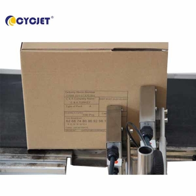 Caráter em linha da impressora a jato de tinta ALT202 das cabeças dobro automáticas grande para a caixa da caixa