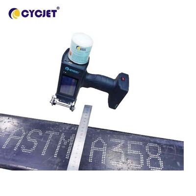 Impressora a jato de tinta Handheld White Ink da grande data do caráter 62mm Dot Matrix Fonts